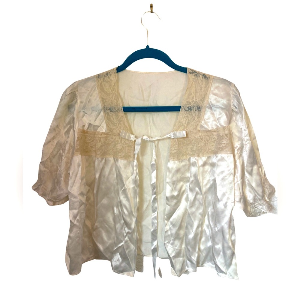 Vintage silk lingerie top